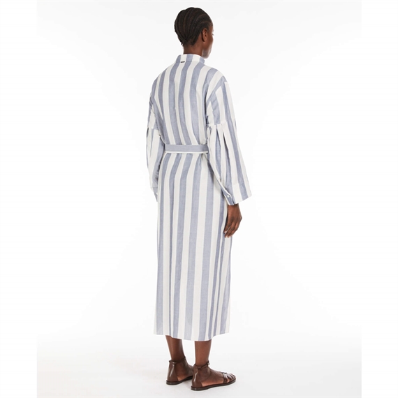 \'S Max Mara Rima Kjole, Navy Big Stripe